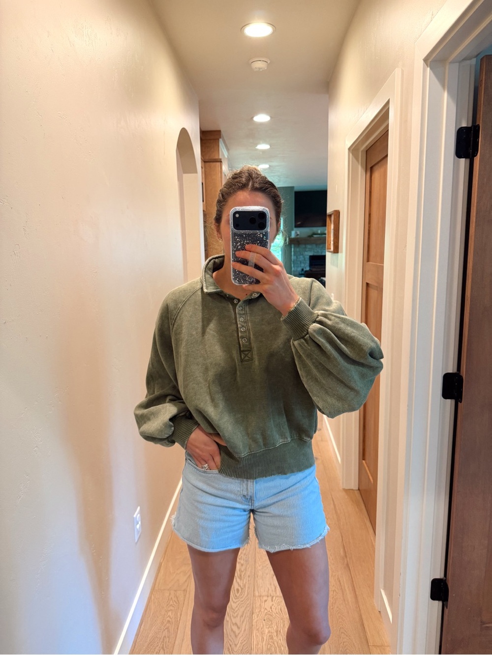 COZY SNAP SWEATER